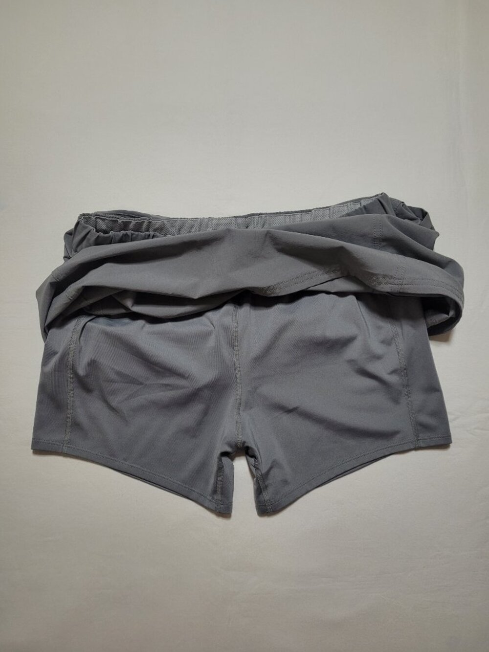 Patagonia Womens Skirt Skort Happy Hike Gray Active Hiking Medium Quiet Luxury - Picture 4 of 10